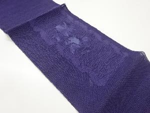 抽象花模様織出し夏用名古屋帯